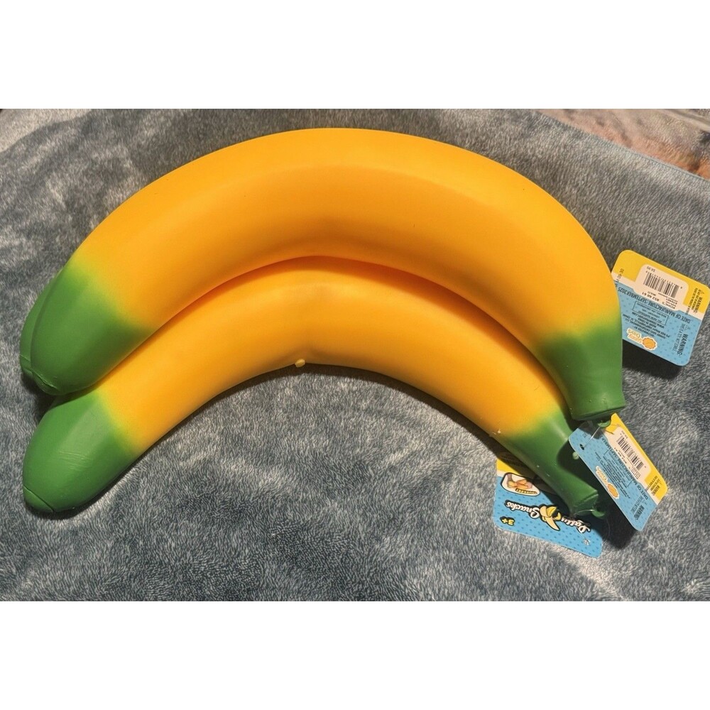 Sunny Days Laffy Snacks Squishy Stretchy Banana Toy 18" Sensory Viral New 1PC